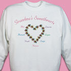 My Sweethearts Personalized Sweatshirt